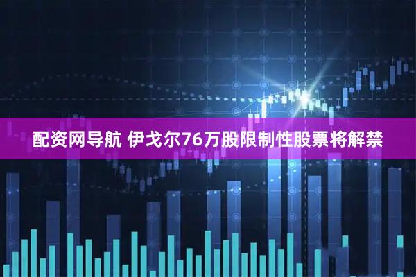 配资网导航 伊戈尔76万股限制性股票将解禁